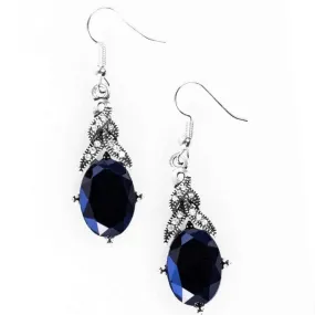 The Prize Winner Blue Gem Earrings