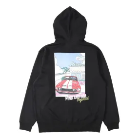 WIND AND SEA YOSHIFUKU HONOKA x WDS FULLZIP HOODIE-BLACK