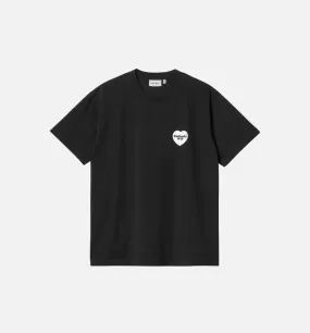 WIP Heart Bandana Mens Short Sleeve Shirt - Black/White